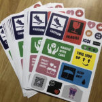 Custom Kiss Cut Stickers Sheets