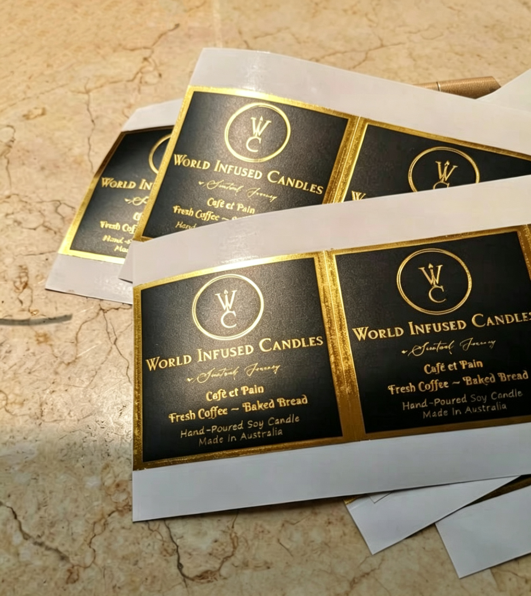 Hot Foil Stamped Labels