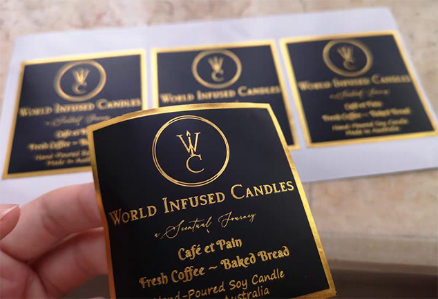 Custom Candle Labels - Candle Stickers